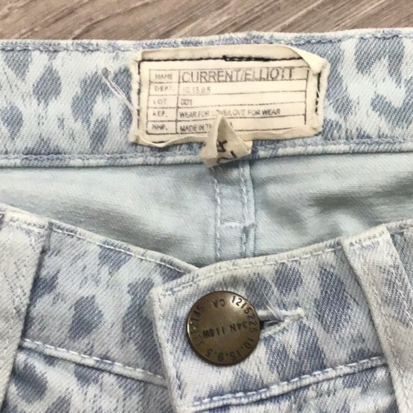 Current/Elliot leopard Jeans - Picture 3 of 5
